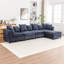 Canapé modulaire 5 pièces avec repose-pieds Bennett-681423559
