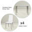 Pelaez Glass Dining Set