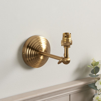 Obelisk Wing Wall Fitting finished in Br Aged Brass