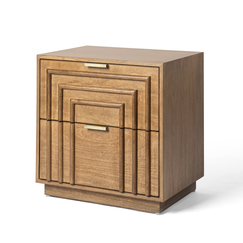 Table de chevet 2 tiroirs Avelor