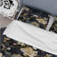 Moonlit Whispers Moody Patterns - Ensemble de housse de couette damassé - Polyester microfibre-383543414