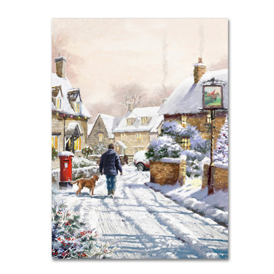 'Village' Print on Canvas