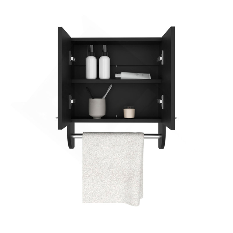 Pharmacie Riley, salle de bain, Noir