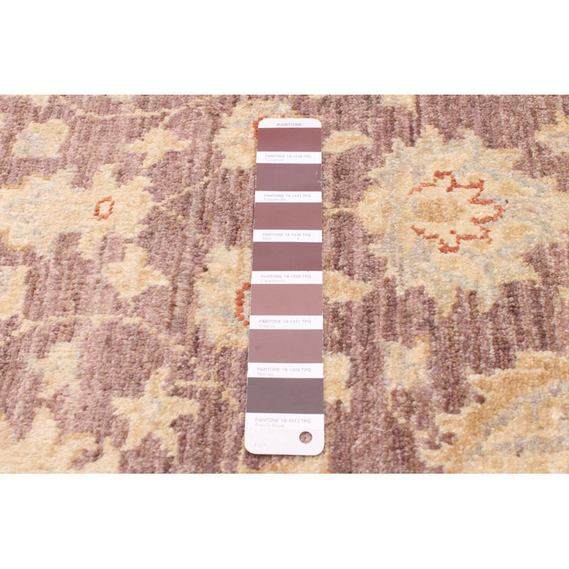 Tapis brun foncé Peshawar Oushak 2 pi 6 po x 9 pi 8 po
