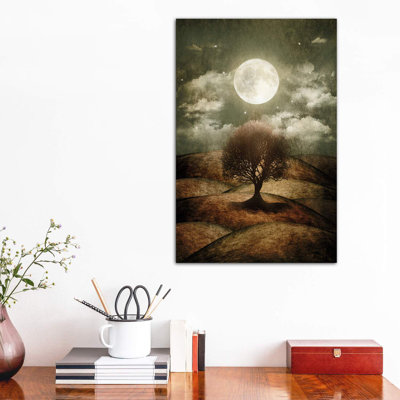 Il était une fois ... l'arbre solitaire par Viviana Gzalez - impression d'art graphique