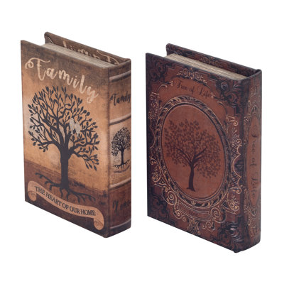 Chachere 2 Piece Medium Density Fiberboard (MDF) Decorative Box Set