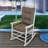 Outdoor 4'' Rocking Chair Seat / Back Cushion-1326781835