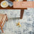 TOWN & COUNTRY EVERYDAY Rein Abstract Cloud Everwash Non-Slip Backing Washable Area Rug Blue/Gray-91338260
