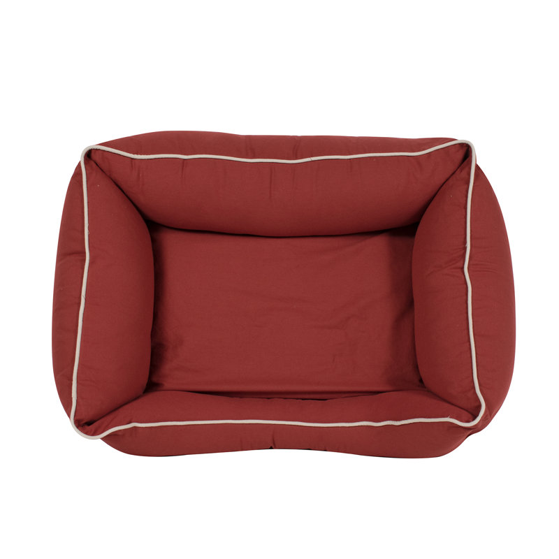 Classic Canvas Bolster, Medium (36" W x 27" D x 10" H), Red
