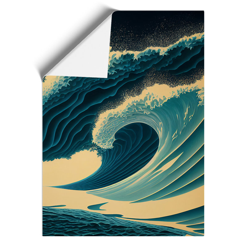 Powerful Ocean Wave - Wall Art, Paper, 59.4cm H x 42cm W