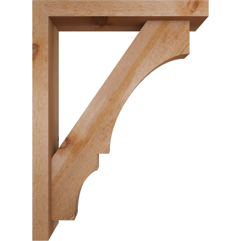 Support de bloc Balboa avec entretoise décalée, 30 x 22, Cèdre rouge occidental de l 4 po (scié brut)