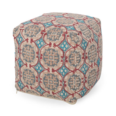 Amelia Handcrafted Fabric Pouf