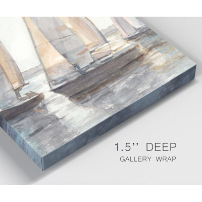 Voiliers Plein Air I - reproduction sur toile