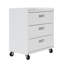 Armoire de garage roulante en blanc-1440785373