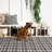 Tattersall Black Handwoven Indoor/Outdoor Rug-41078743