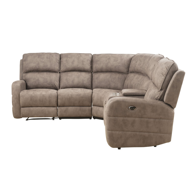 Canapé modulaire inclinable Brette Mocha