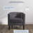 Munson 26.77" Wide Linen/Polyester Upholstered Barrel Chair-508310373