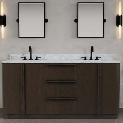 Meuble-lavabo double 72 po Water