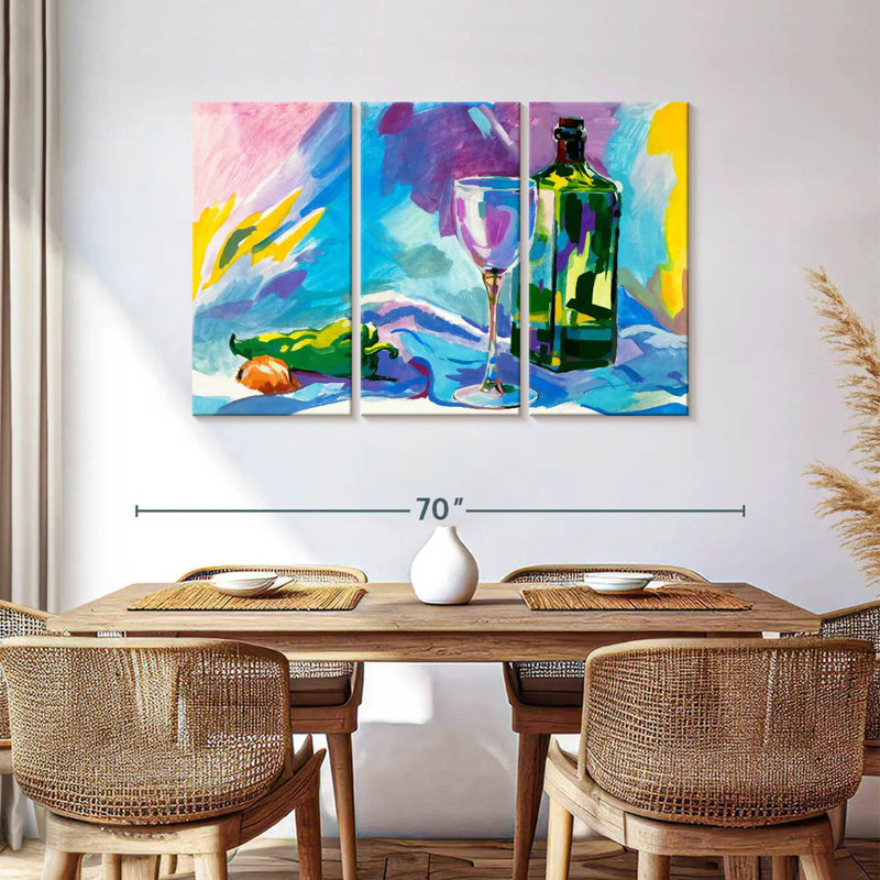 Yarlin Alcohol, 36" H x 57" W