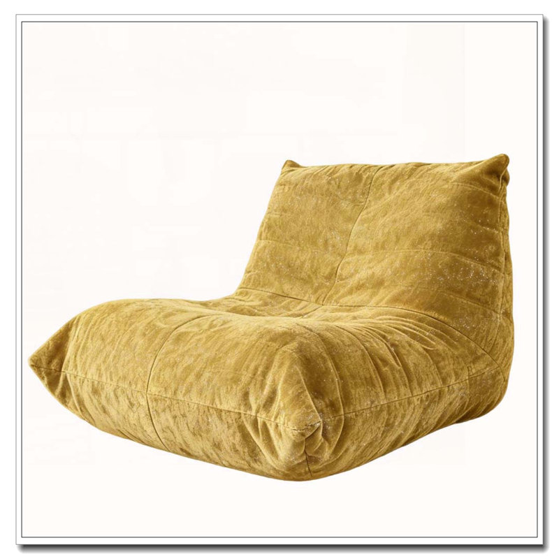 Fauteuil à billes ergonomique avec support pour le corps à 5 positions, Jaune