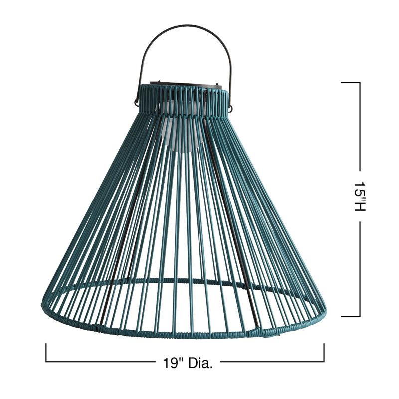 LED Outdoor Hanging Light, Green