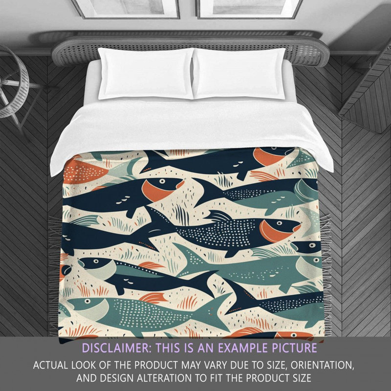Fish Bedding, King Comforter
