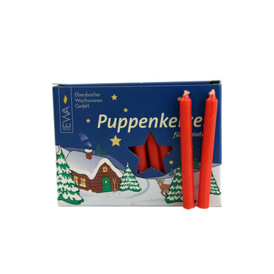 Mini-bougies rouges