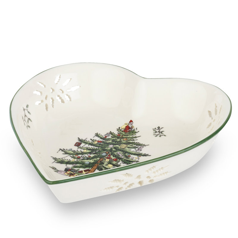 Spode, Christmas Tree - Heart Dish
