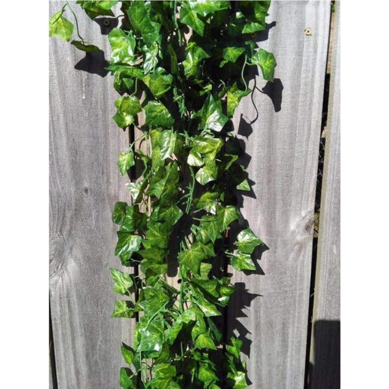 168 feet Fake Foliage Garland Leaves Decoration Artificial Greenery Ivy Vine Plants for Home Decor Indoor Outdoors (Ivy Leaves)