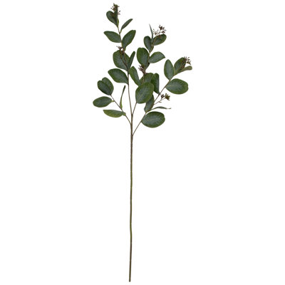 Seeded Eucalyptus Leaves Artificial Sprays - 33" - Green - Set Of 6