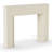 Fluted Cast Stone Fireplace Surround with Standard Hearth-103717251-103717250