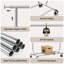 Dwight Metal Adjustable Rolling Clothing Rack-307076421