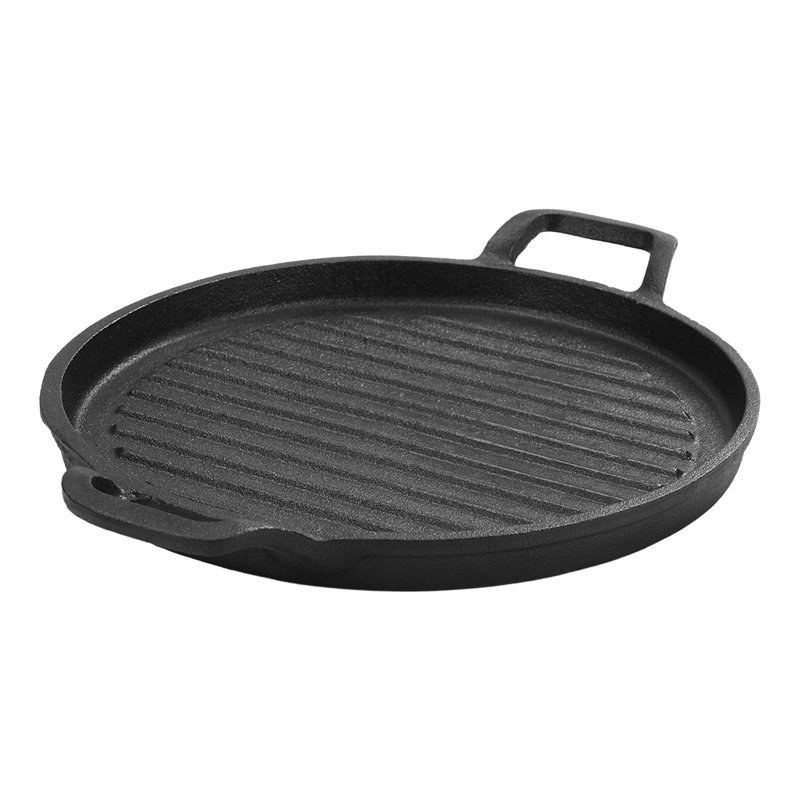 Cast Iron Grill & Griddle Pan