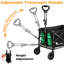 Chariots de jardin d'extérieur robustes et pliables