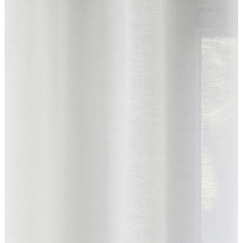 Sundas Sheer Curtain Panel Pair, 140cm Width x 229cm Drop, White