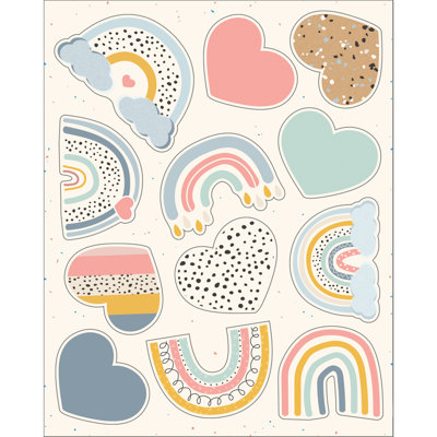 We Belong Shape Stickers 12 Packs