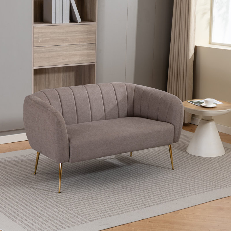 2 Seater Loveseat, Brown