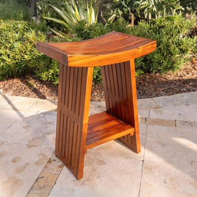 Banc de douche en teck Sodhi