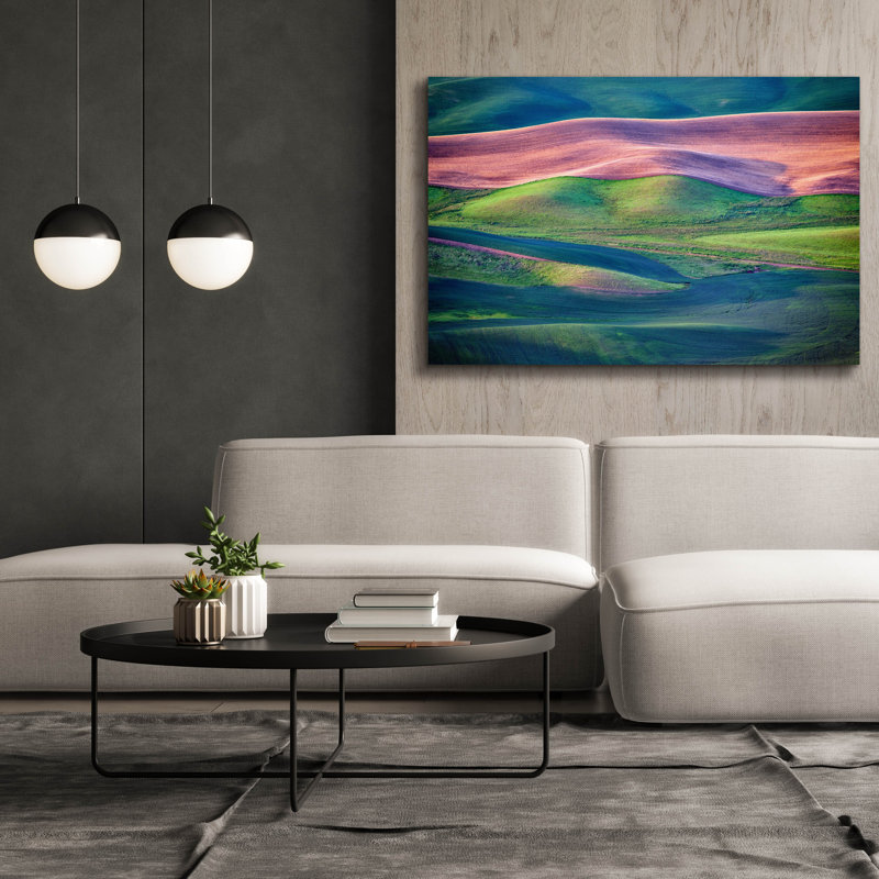 Epic Graffiti 'Palouse Undulation' by Rick Berk Canvas Wall Art, 60" x 40"