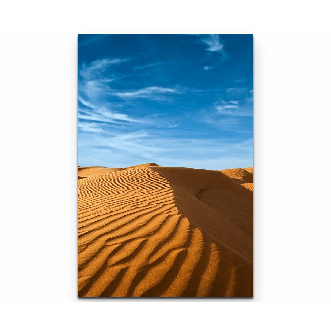 Leinwandbild Sand Bank in Nordafrikanischen Wüste