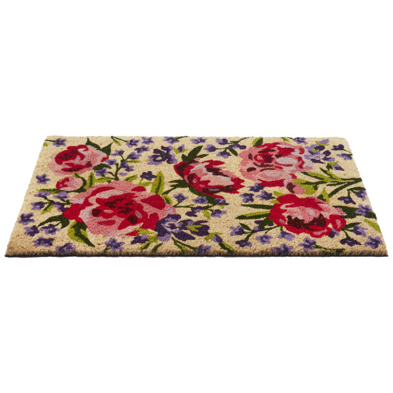 Peony Garden Outdoor Doormat