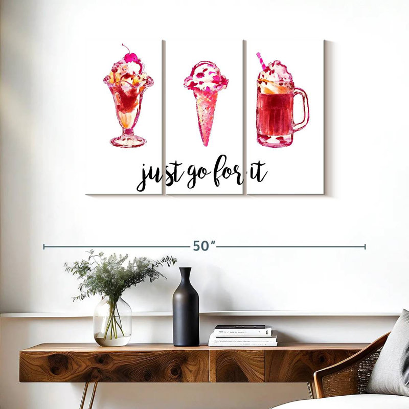 Yarlin Just Go For It, 24" H x 38" W