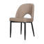 Ensemble de deux chaises d'appoint en similicuir gris