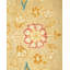 Tapis traditionnel doré noué à la main de conception unique 8 pi 1 po x 10 pi 7 po Keller