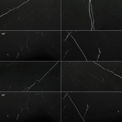 Penthouse 12" x 24" Porcelain Marble Look Wall & Floor Tile