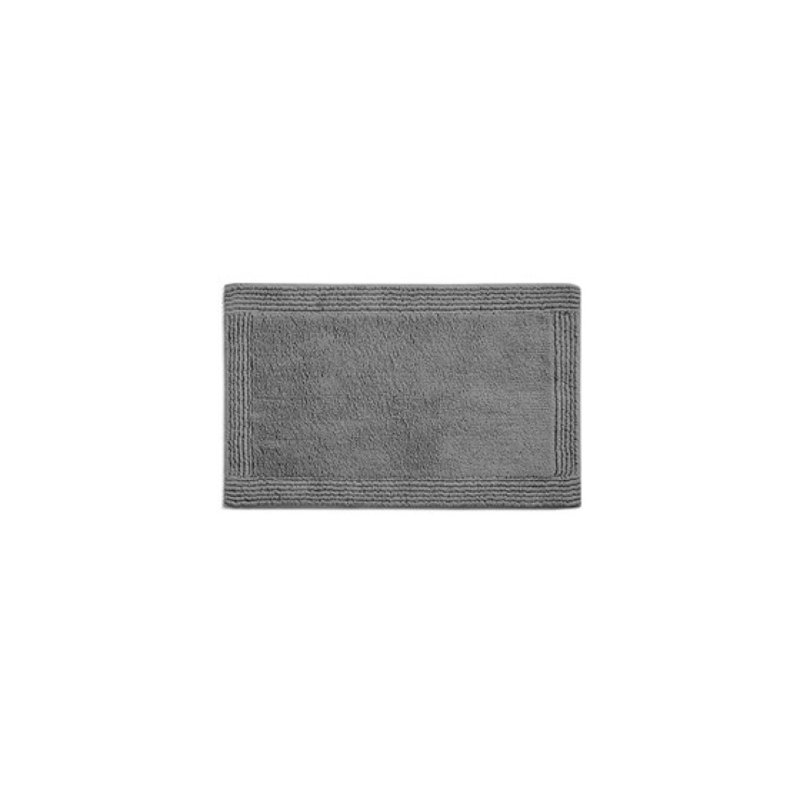 Tapis 100% coton touffeté 3000 g / m² réversible 21 x 34 po, Gris, L 34 po x l 21 po