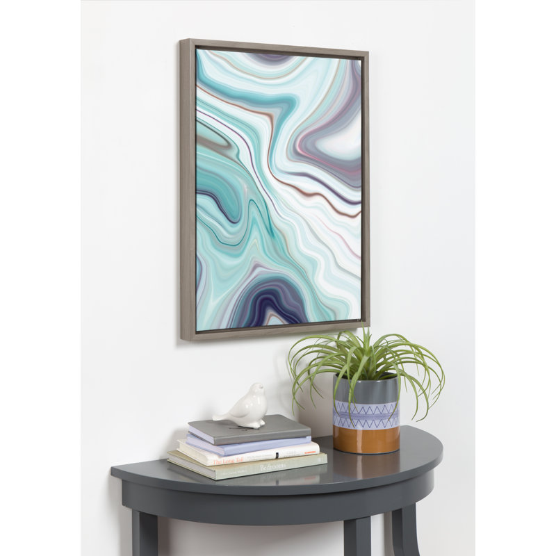"Abstract 106" par Amy Peterson, reproduction d'art sur toile encadrée
