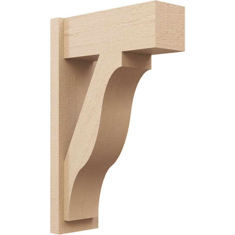 Bois de cèdre brut Funston Block TimberThane Perspector, brun clair apprêté, H 32 po x l 8 po x P 20 po