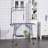 31'' H x 37'' W x 22'' D Metal Adjustable and Foldable Dog Folding Grooming Table