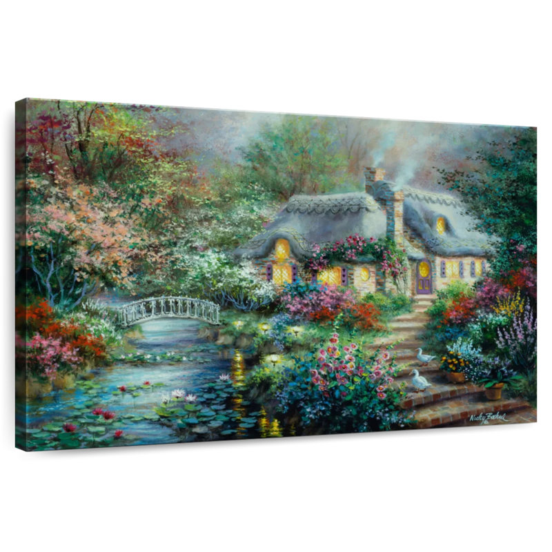 Little River Cottage, 20" H x 30" W